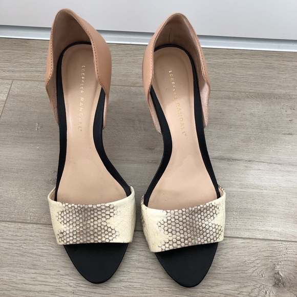 LOEFFLER Randall leather high heels - Picture 6 of 9